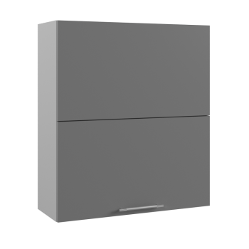 Арка ВПГПМ 800 шкаф верхний с подъемным механизмом высокий (Штукатурка серая/корпус Серый) в Горняке - gornyak.mebel54.com | фото