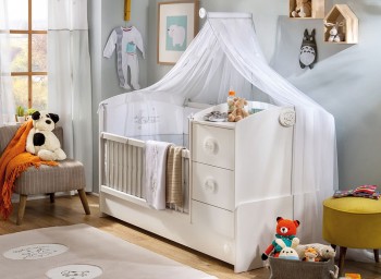 BABY COTTON Детская кровать-трансформер 2 20.24.1016.00 в Горняке - gornyak.mebel54.com | фото