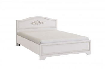 Белла Кровать 1.6 комфорт белый/джелато софт в Горняке - gornyak.mebel54.com | фото