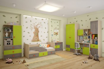 Детская комната Пуговка в Горняке - gornyak.mebel54.com | фото