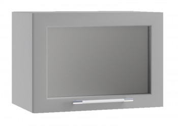 Гарда ПГС 500 шкаф верхний горизонтальный со стеклом Белый в Горняке - gornyak.mebel54.com | фото