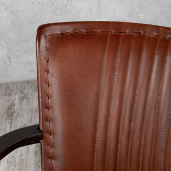 Кресло кожаное Джой в Горняке - gornyak.mebel54.com | фото