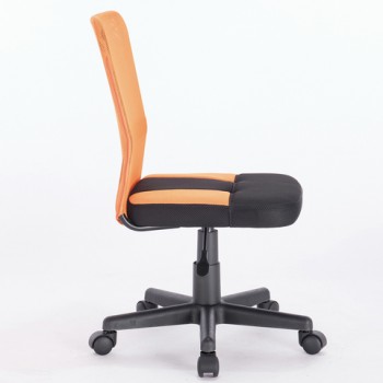 Кресло компактное BRABIX Smart MG-313 (черный, оранжевый) в Горняке - gornyak.mebel54.com | фото