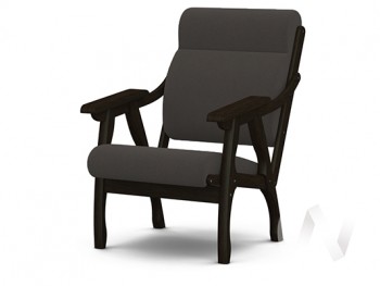 Кресло Вега-10 (венге лак/ULTRA GRAFIT) в Горняке - gornyak.mebel54.com | фото