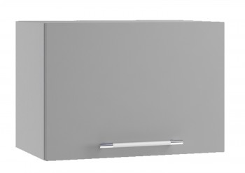 Квадро ПГ 500 шкаф верхний горизонтальный (Белый софт/корпус Серый) в Горняке - gornyak.mebel54.com | фото