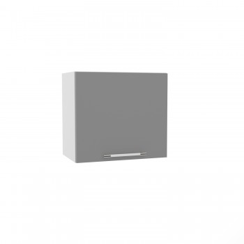 Лофт ВПГ 500 шкаф верхний горизонтальный высокий (Штукатурка белая/корпус Серый) в Горняке - gornyak.mebel54.com | фото