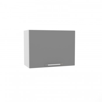 Лофт ВПГ 600 шкаф верхний горизонтальный высокий (Штукатурка белая/корпус Серый) в Горняке - gornyak.mebel54.com | фото
