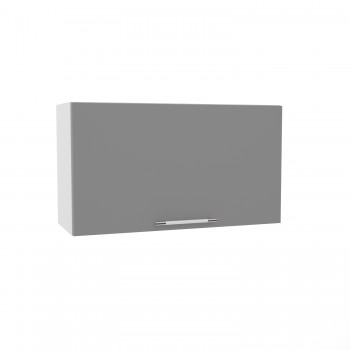 Лофт ВПГ 800 шкаф верхний горизонтальный высокий (Штукатурка белая/корпус Серый) в Горняке - gornyak.mebel54.com | фото