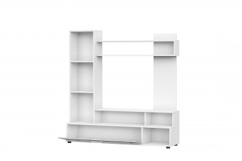 Мебель для гостиной "МГС 9" Белый / Цемент светлый в Горняке - gornyak.mebel54.com | фото