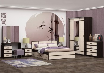 Модульная спальня Сакура в Горняке - gornyak.mebel54.com | фото