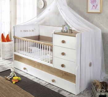 NATURA BABY Детская кровать-трансформер 20.31.1015.00 в Горняке - gornyak.mebel54.com | фото