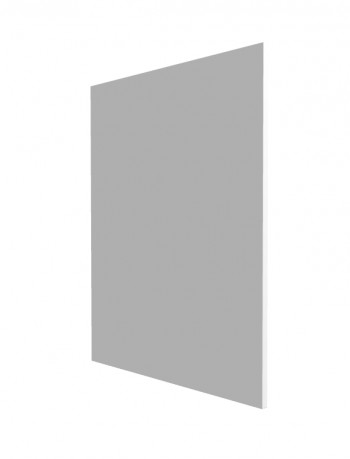 Панель торцевая С Ройс (для шкафов нижних) Белый софт в Горняке - gornyak.mebel54.com | фото