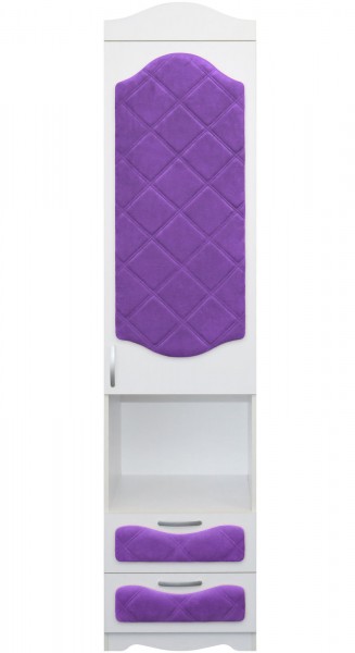 Пенал с ящиками серии Иллюзия 32 Фиолетовый в Горняке - gornyak.mebel54.com | фото