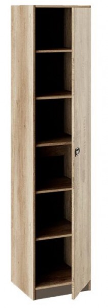 Шкаф для белья «Пилигрим» (Дуб Каньон светлый, Фон серый) в Горняке - gornyak.mebel54.com | фото