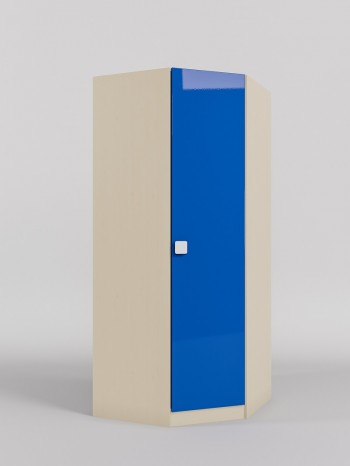 Шкаф угловой (угловая секция) Скай люкс (Синий/корпус Клен) в Горняке - gornyak.mebel54.com | фото