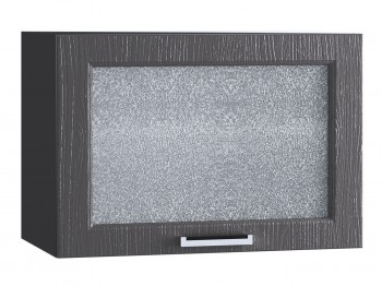 Шкаф верхний горизонтальный со стеклом 609, ШВГС 609 (Клен серый/корпус венге) в Горняке - gornyak.mebel54.com | фото