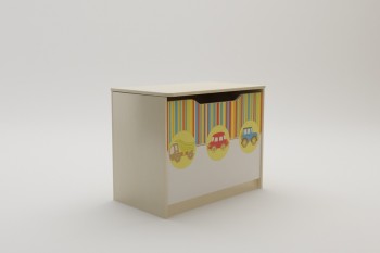 Ящик для игрушек Клаксон (Бежевый/корпус Клен) в Горняке - gornyak.mebel54.com | фото